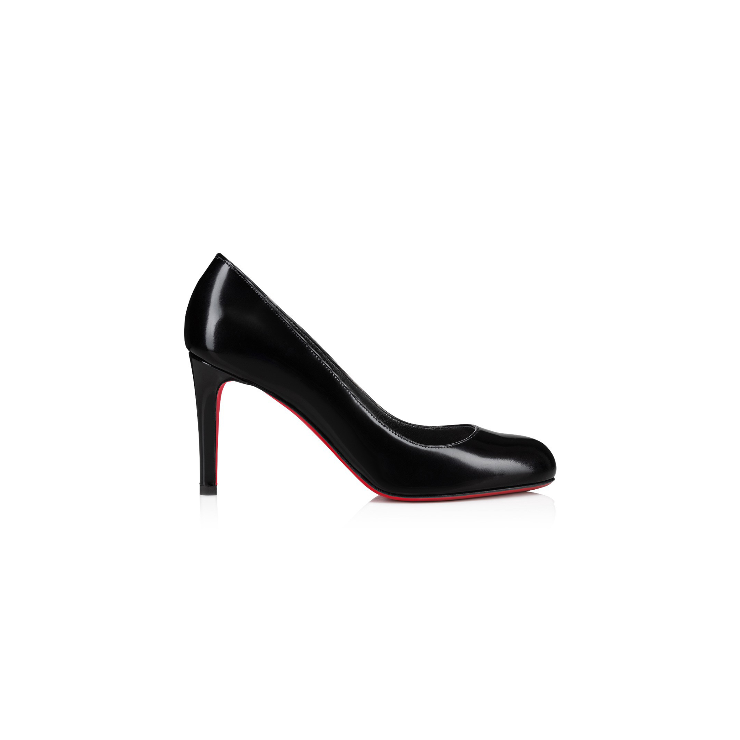CHRISTIAN LOUBOUTIN PUMPPIE 85 MM PUMPS-CALF LEATHER-BLACK-WOMEN 3230631B439 CHRISTIAN LOUBOUTIN PUMPPIE 85 MM PUMPS-CALF LEATHER-BLACK-WOMEN 3230631B439